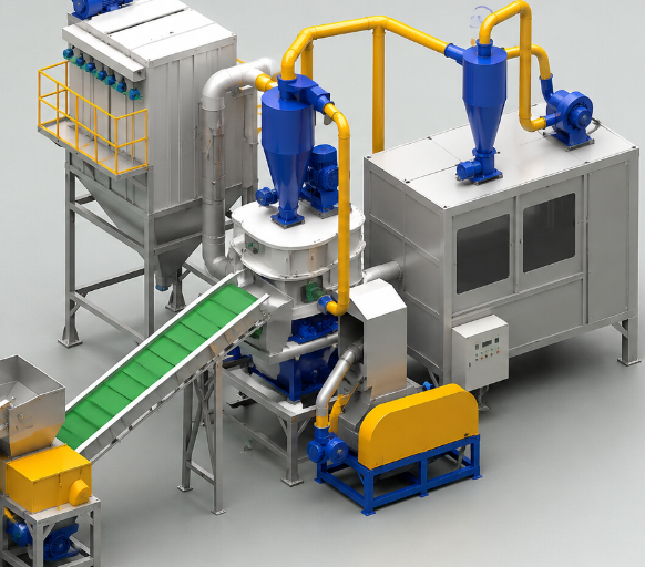 PCB Recycling Line – Circuit Board Recycling Equipment, 150–200 kg/h